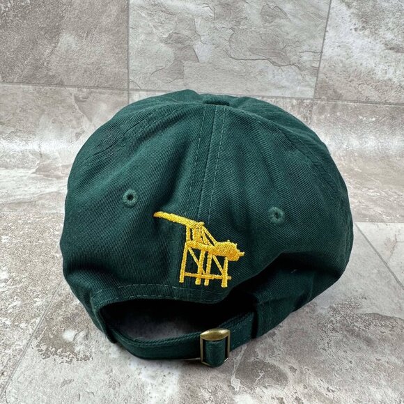x2 Rooted Oaklandish Embroidered Dark Green Graphic Baseball Cap Hat Adjustable - Picture 2 of 4